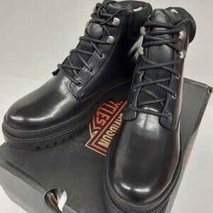 GENUINE HARLEY DAVIDSON Women's Tressler WP Black Motorcycle Boots D87206